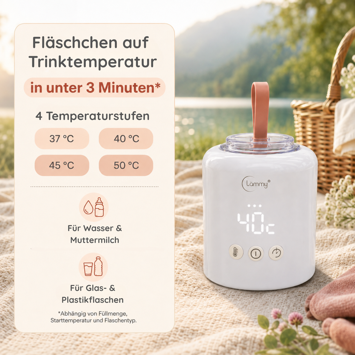 lämmy® Flaschenwärmer