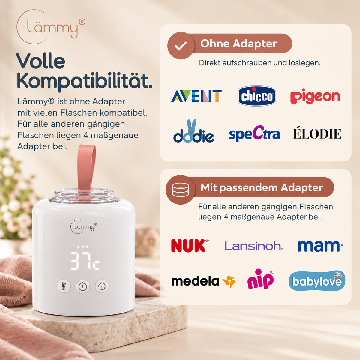 lämmy® Flaschenwärmer